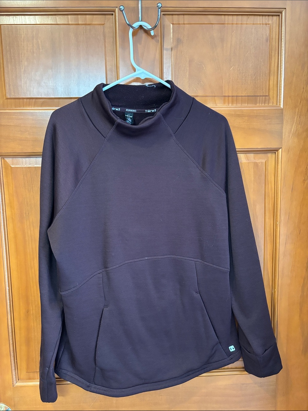 Hind Men's Black Turtleneck Pullover Sweater